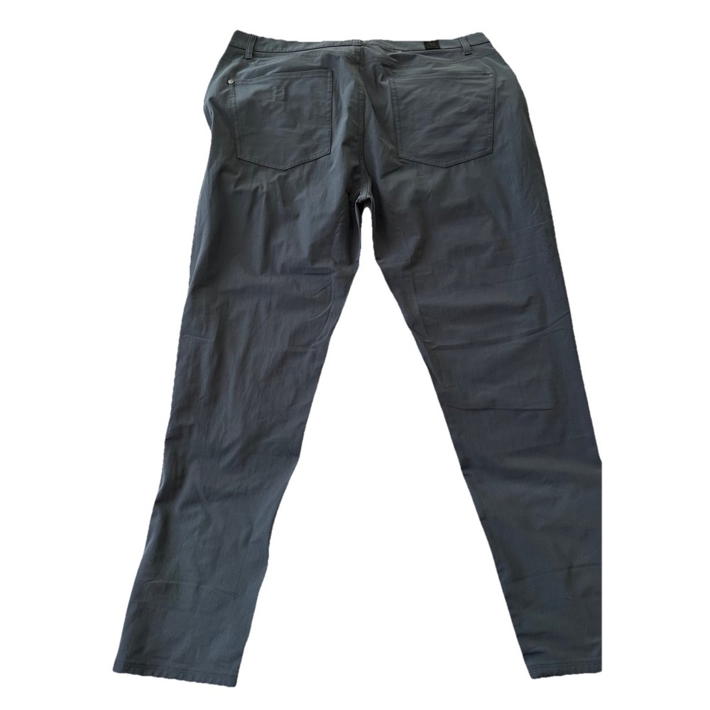 Vuori Pant Mens 36 Gray Athletic Slim Fit Stretch Performance V430S - Picture 8 of 9